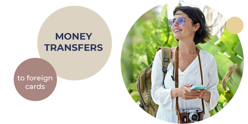 Money transfer foreign cards